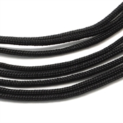 Faldskærmsline. Sort. 2 mm. 10 meter